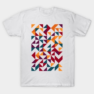 Creative Geometric Colourful Triangle Pattern #36 T-Shirt